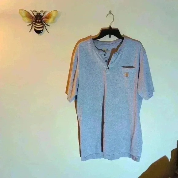 Carhartt, size large tall, Gray T-shirt - Picture 1 of 6